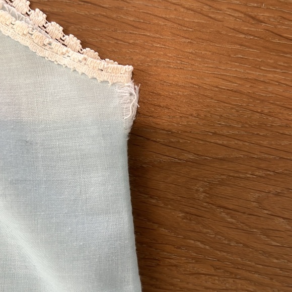 Vintage Sleeveless Nightgown Blue - Picture 2 of 4